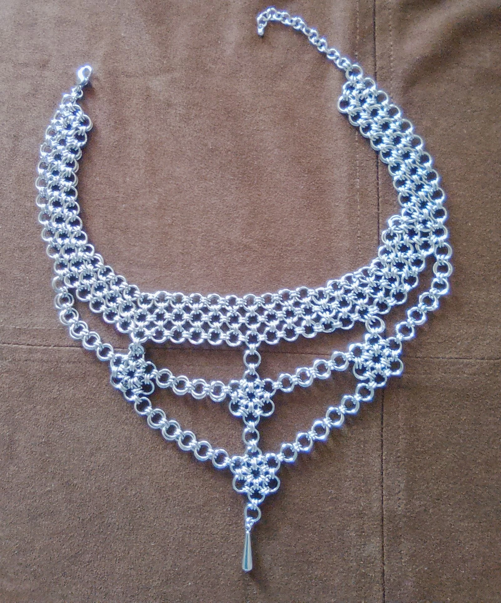Colar choker decote chainmail japonês Estilo gótico – photo 4